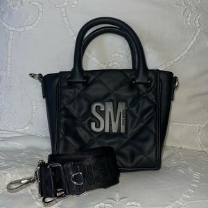 STEVE MADDEN BBABI SATCHEL CROSSBODY BAG.